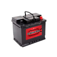 باتری 55 آمپر اوربیتال وان قرمز با گارانتی معتبر سپاهان باتری خرید از نمایندگی رسمی