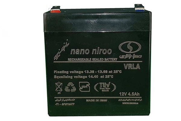 باتری یو پی اس 12 ولت 4.5 آمپر صبا باتری